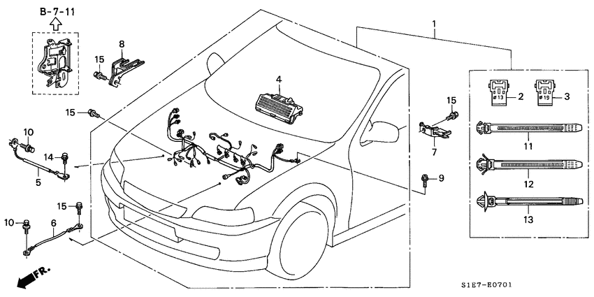 Engine wire harness