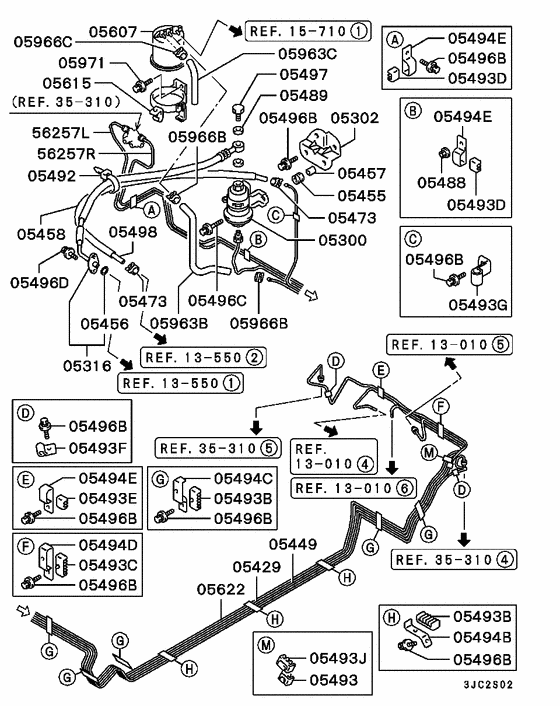 Fuel line & vapor gas control