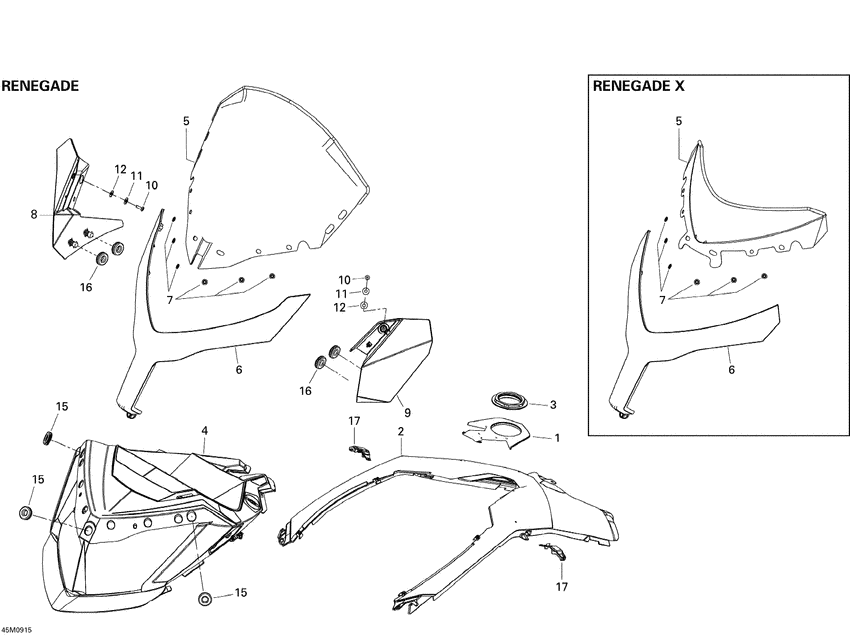 09- windshield and console renegade
