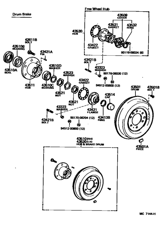 Front Axle Hub
