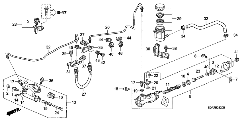 Clutch master cylinder