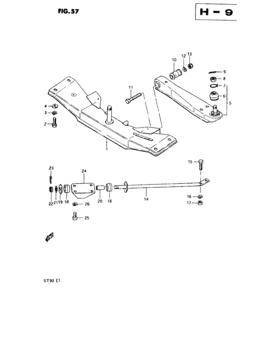 Front suspension frame