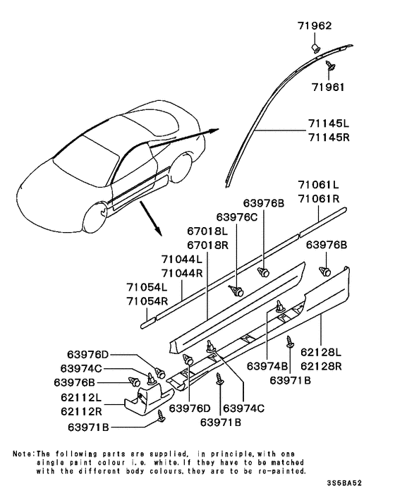 Side garnish & moulding