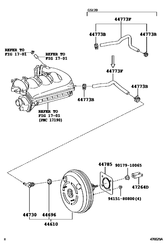 Brake Booster & Vacuum Tube