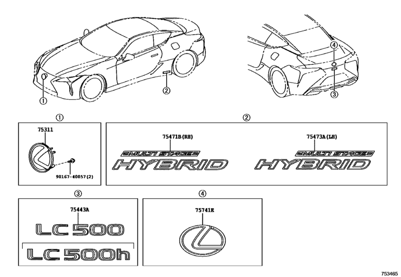 Emblem & Name Plate (Exterior & Interior)