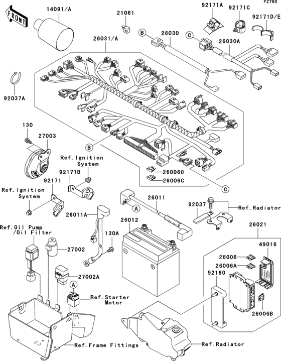 Chassis electrical equipment