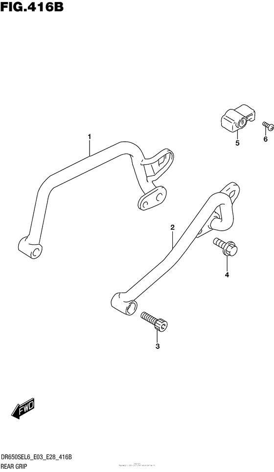 Rear Grip (Dr650Sel6 E28)