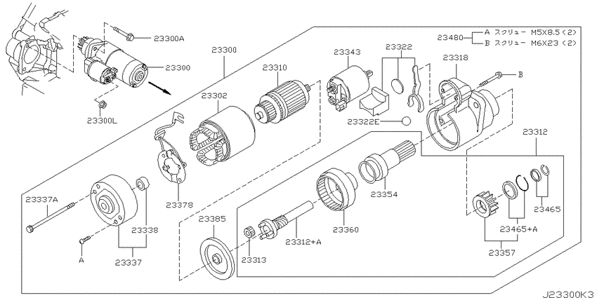 Starter motor