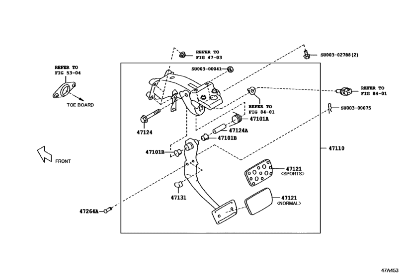 Brake Pedal & Bracket