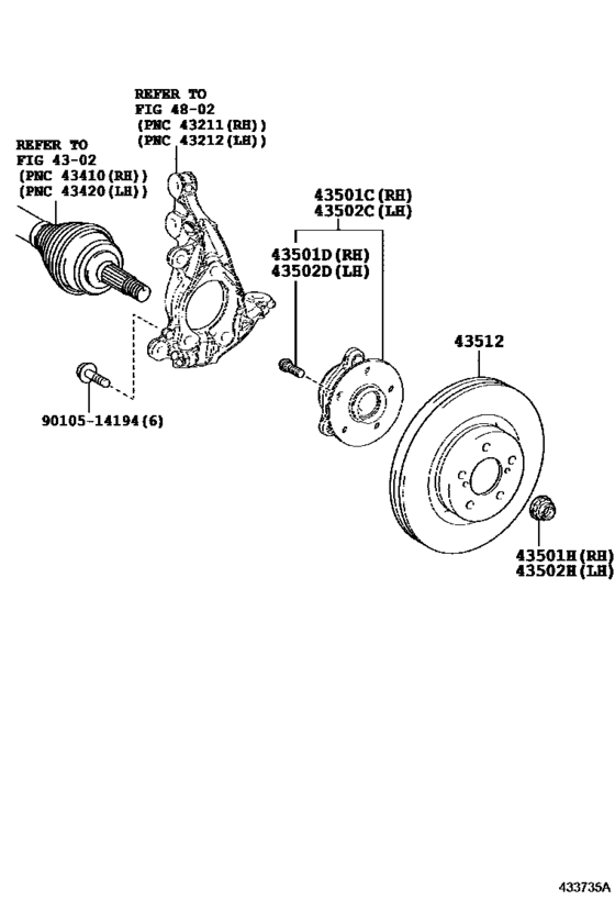 Front Axle Hub