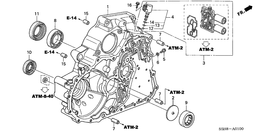Torque converter case