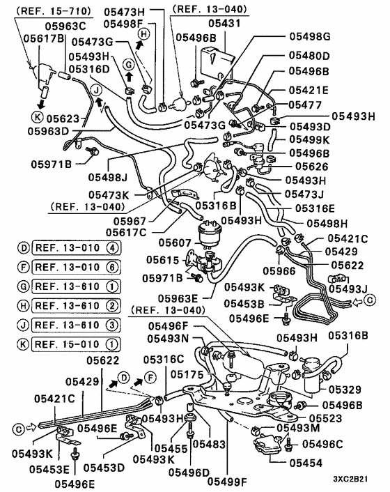 Fuel line & vapor gas control