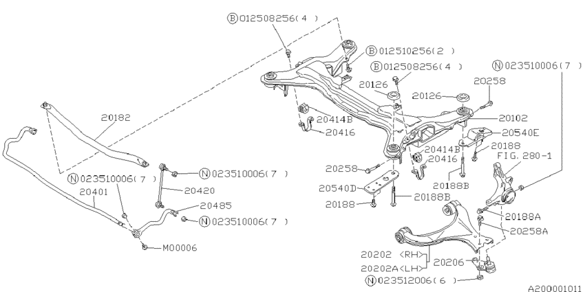 Front suspension