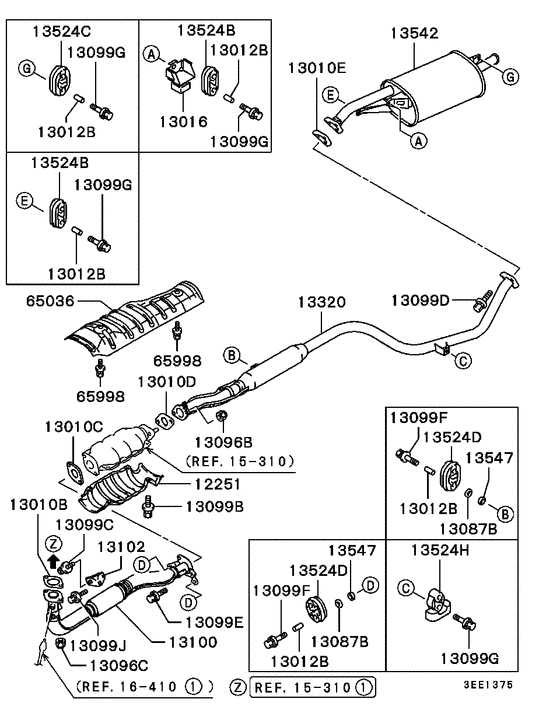 Exhaust pipe & muffler
