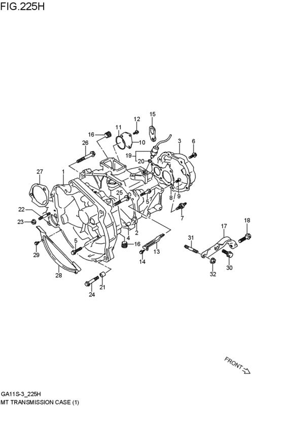 mt - transmission case