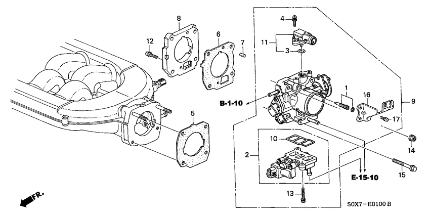 Throttle body