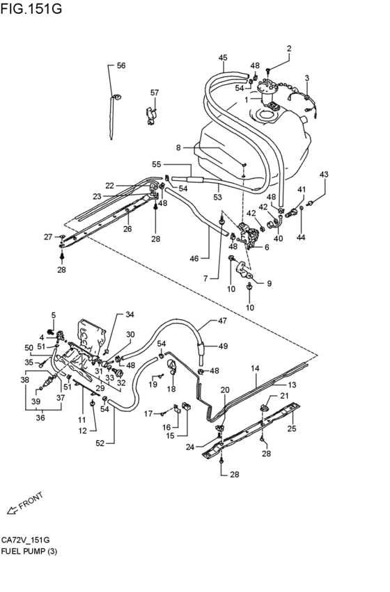 fuel pump for 1986 1987 Suzuki ALTO/ASTAR/CELERIO CA72V Japan