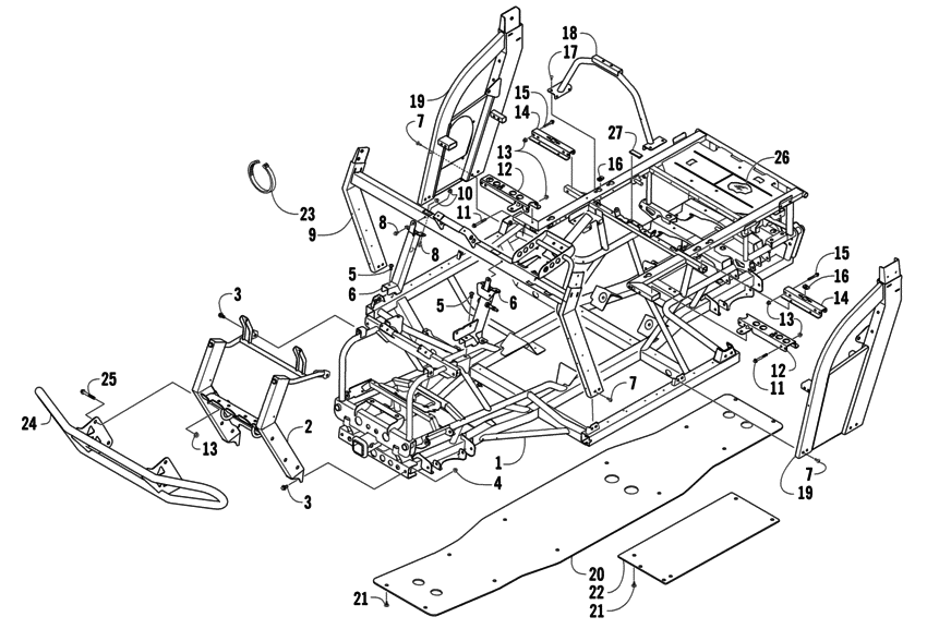 Frame and related parts