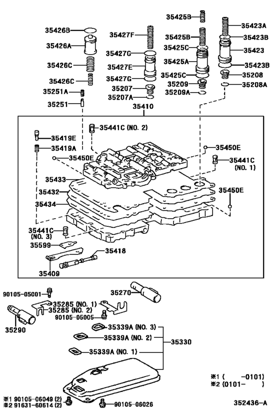 Valve Body & Oil Strainer (Atm)