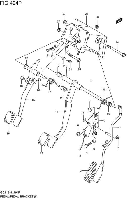 pedal / pedal bracket