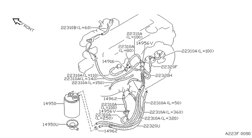 Vacuum piping
