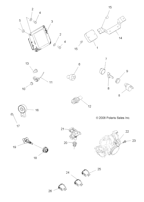 Electrical, switches and sensors and ecm
