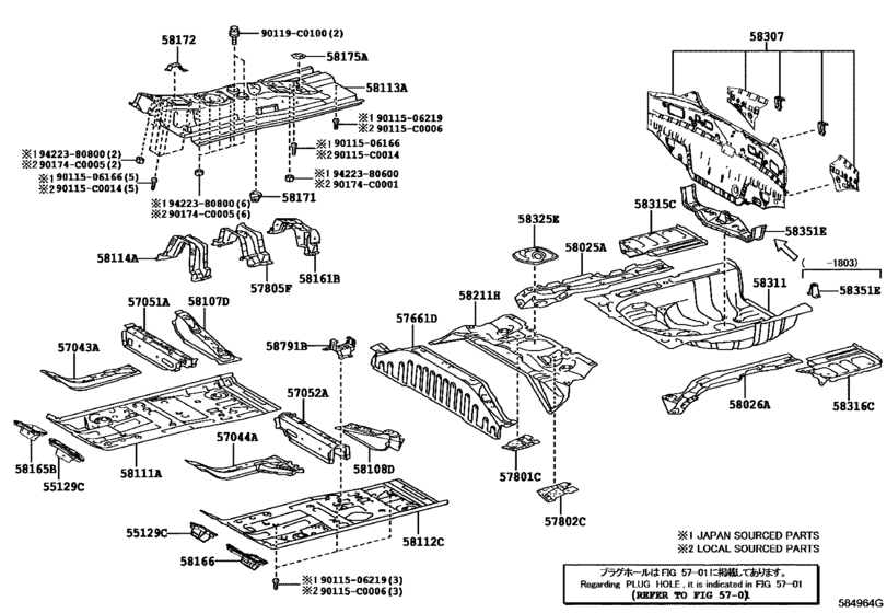 Floor Pan & Lower Back Panel