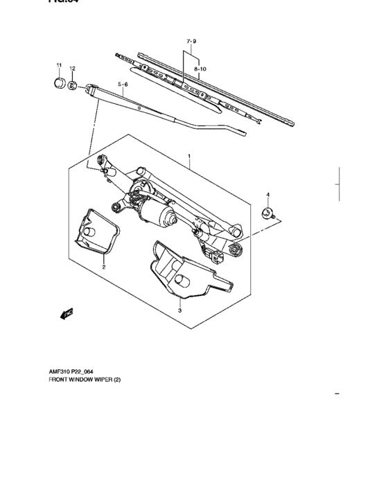 Front window wiper
