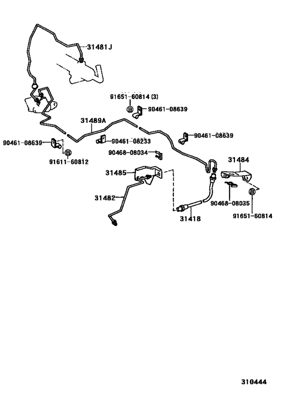 Clutch Pedal & Flexible Hose