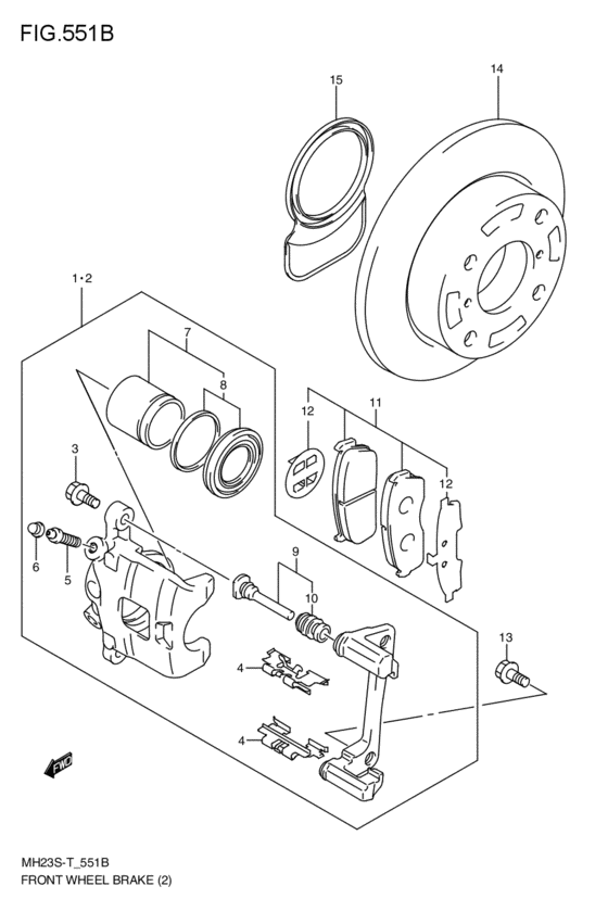 front wheel brakes