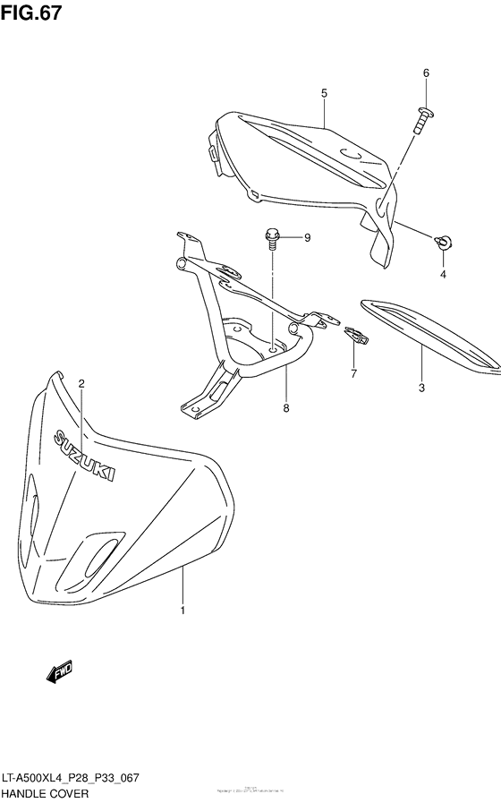 Handle Cover (Lt-A500Xl4 P28)