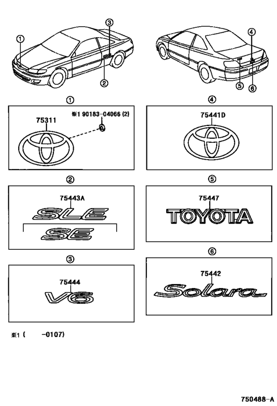 Emblem & Name Plate (Exterior & Interior)