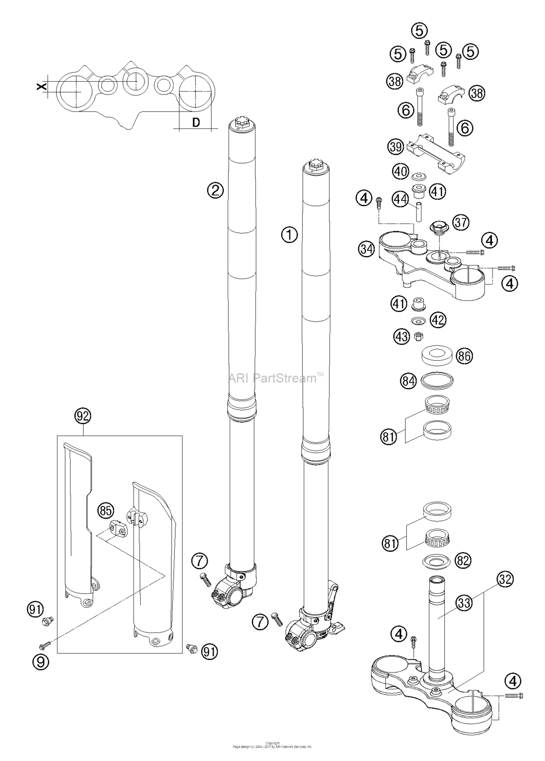 Front Fork Wp Usd 43