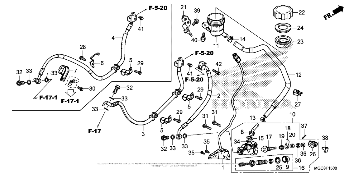 Rear Brake Master Cylinder