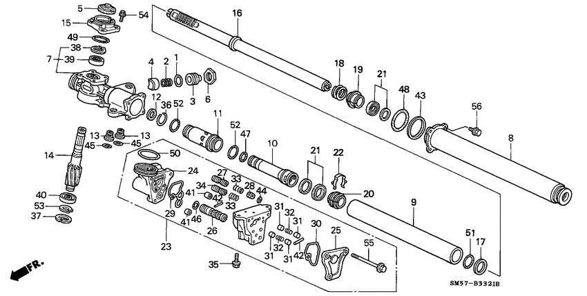 P.s. gear box components