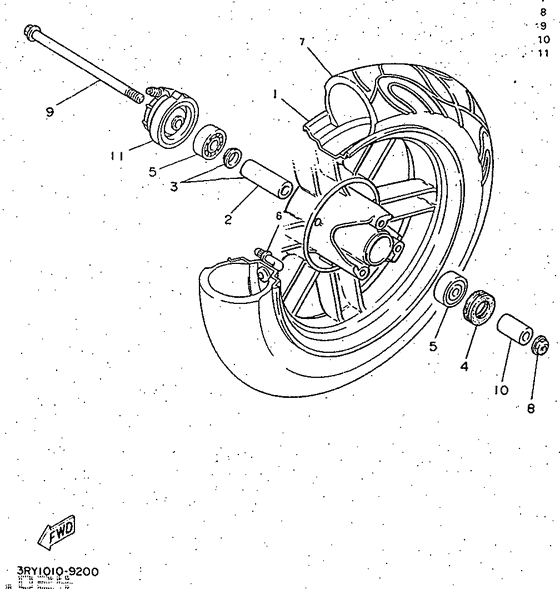 Front wheel
