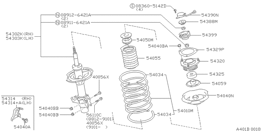 Front suspension