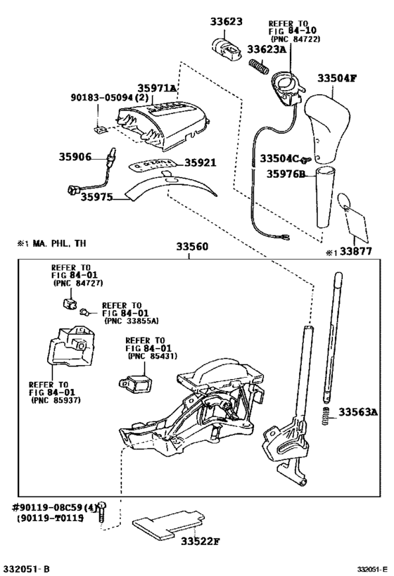 Shift Lever & Retainer
