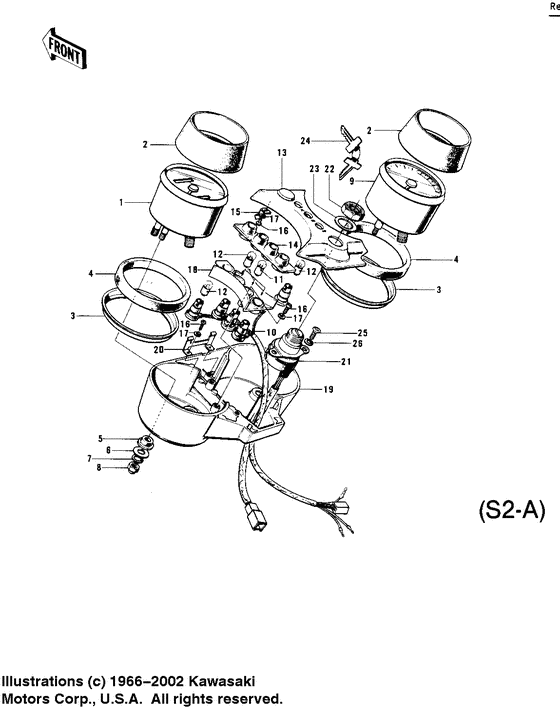 Meters/ignition switch