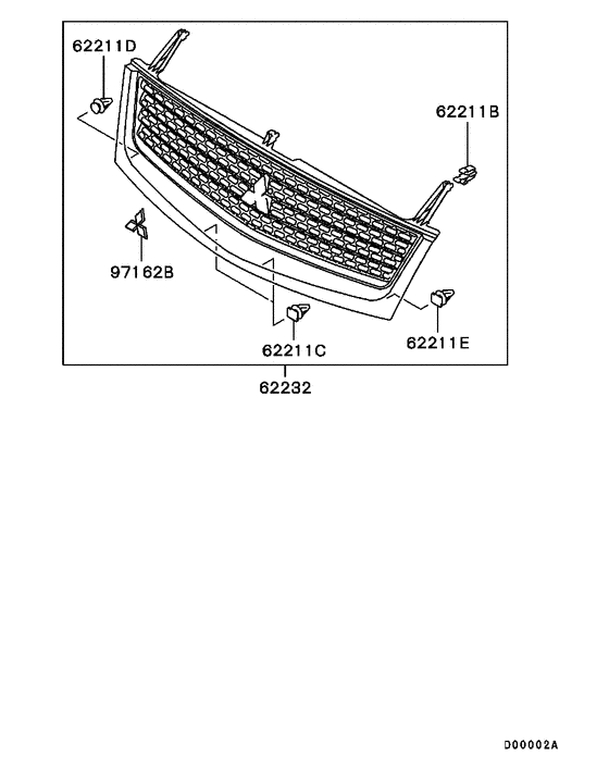 Radiator grille,headlamp bezel