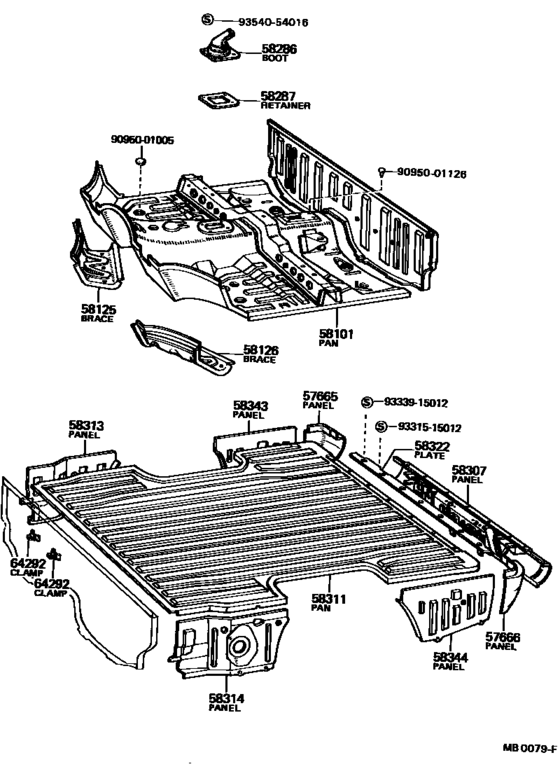 Floor Pan & Lower Back Panel