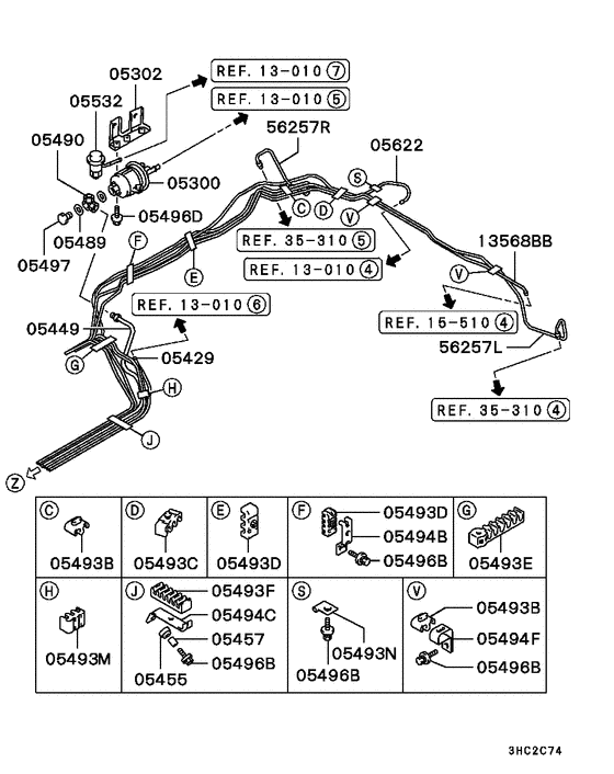 Fuel line & vapor gas control