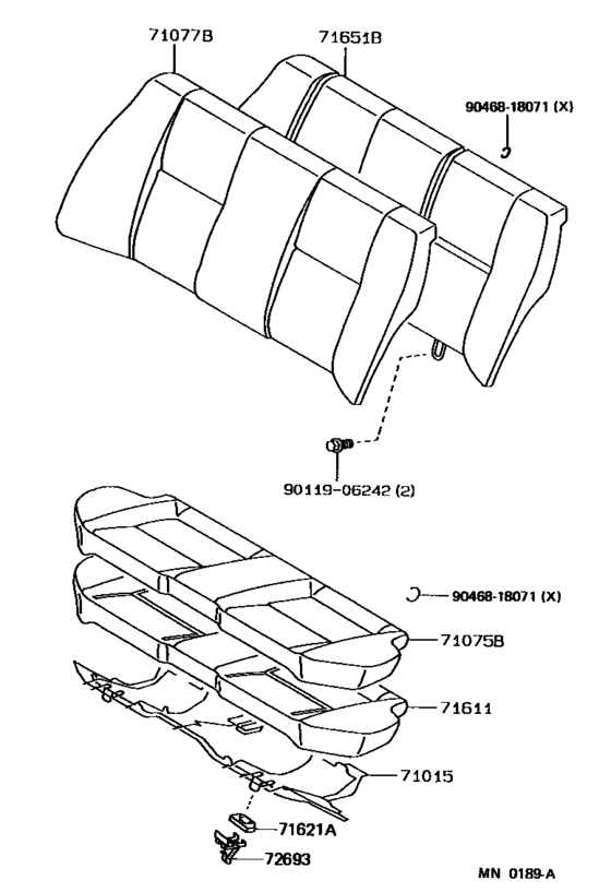 Rear Seat & Seat Track