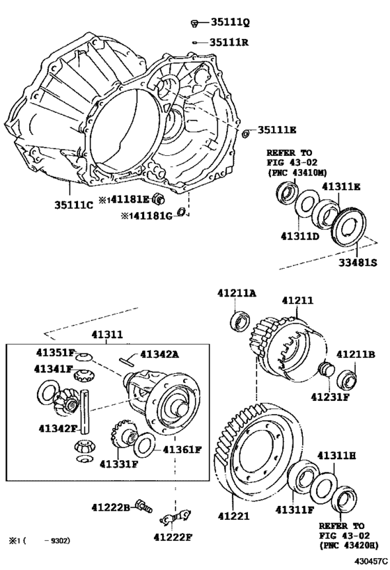 Front Axle Housing & Differential