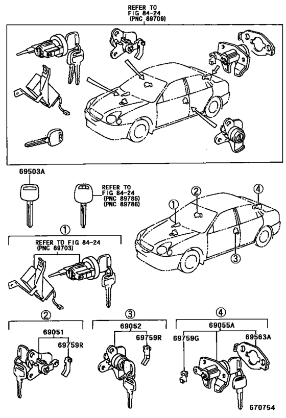 Lock Cylinder Set