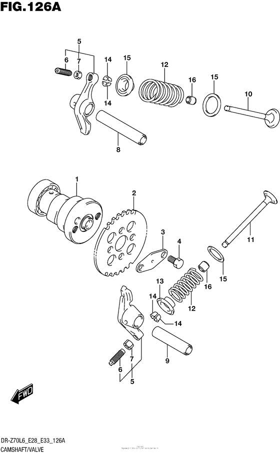 Camshaft/valve