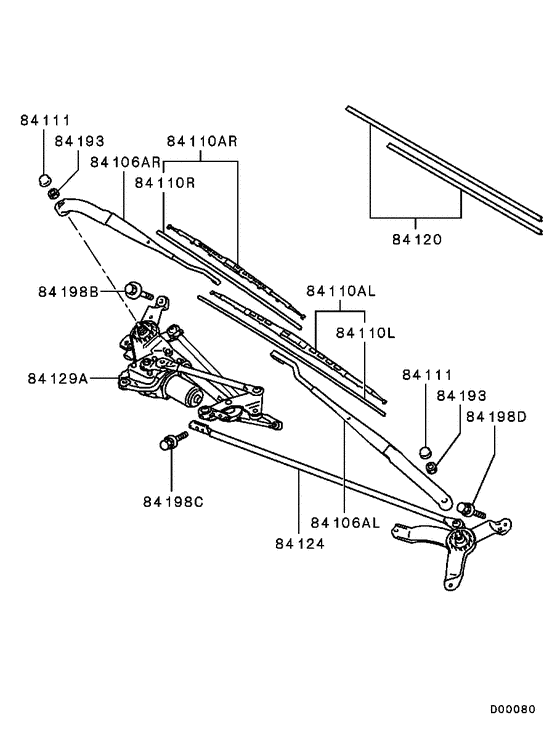 Windshield wiper & washer