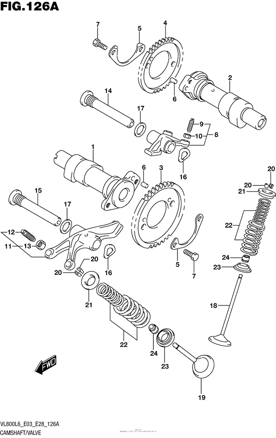 Camshaft/valve