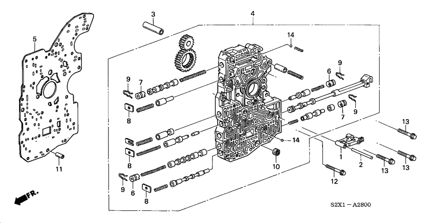 Main valve body