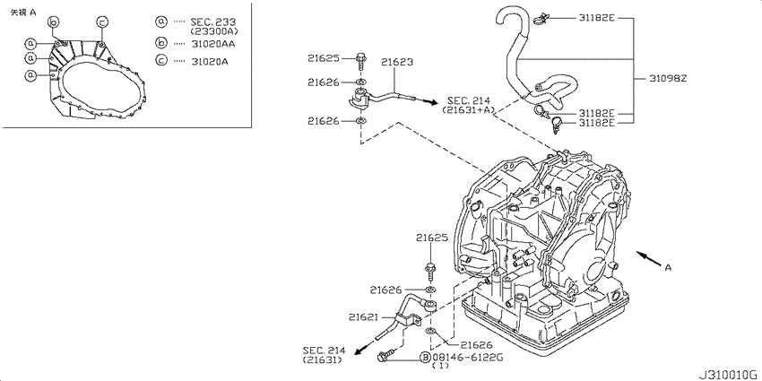 Auto transmission,transaxle & fitting